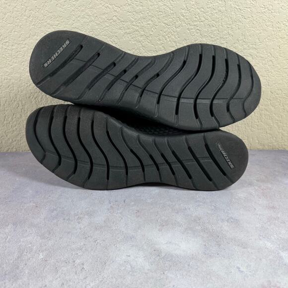 Skechers Men's Sz 13 Air Cooled Memory Foam Lace Up Mesh Shoes 16898  Black - Picture 7 of 10